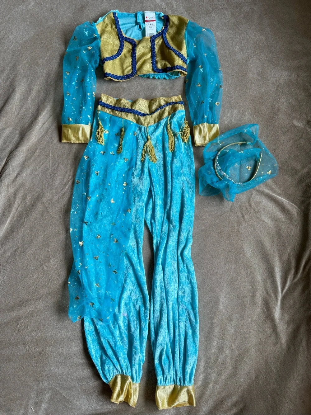 Disguise Mystical Genie Costume - Turquoise and Gold - Picture 2 of 9